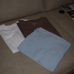 Set of 3 Everlane organic cotton t's,  size medium